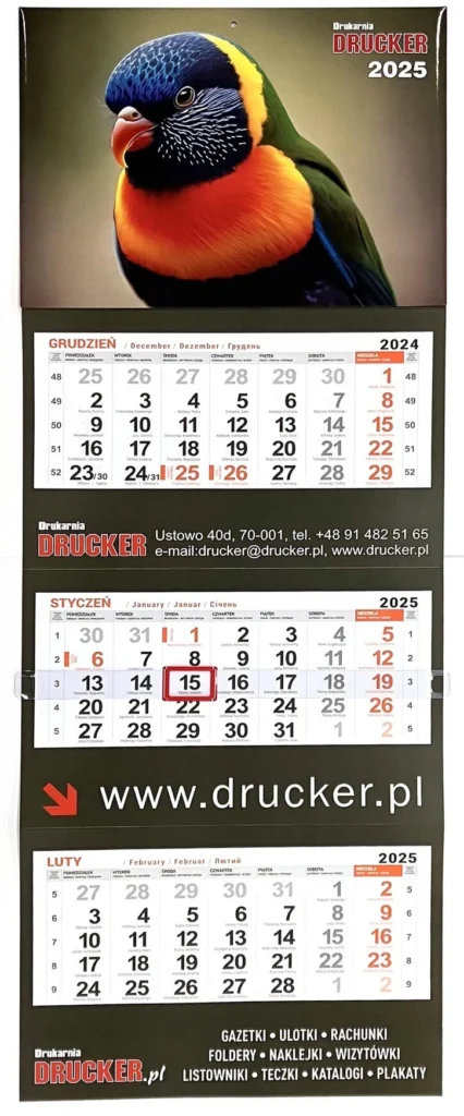 Drukarnia Szczecin, Druk Szczecin, Drucker, Druki Hotelowe, Pudełka reklamowe, Kalendarze firmowe, Kalendarze Szczecin, Ulotki, Wizytówki, Plakaty Szczecin